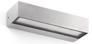 FARO BARCELONA Aplică LED de exterior Toluca, aluminiu, Metalic, Metal, Modern