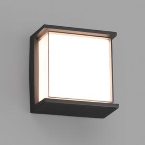 FARO BARCELONA Aplică LED de exterior Hikari, IK10, Gri, Metal, Modern