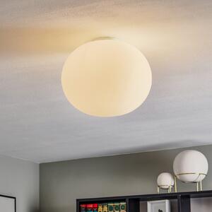 FLOS Glo-Ball - plafonieră sferică 33 cm, reglabil, Alb, Camera de zi / sufragerie, Sticlă, Design, glob