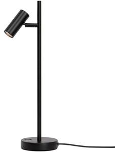 Lampă de masă Nordlux, reglabil, Negru, Camera de zi, Metal