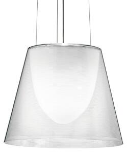 FLOS KTribe S2 lampă suspendată, transparentă, reglabil, Transparent, Camera de zi / sufragerie, Plastic, Design