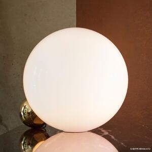 FLOS Copycat - lampă de masă LED, auriu, reglabil, Alb, Camera de zi / sufragerie, Sticlă, Design, glob