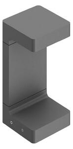 Flos Architectural FLOS Casting C 100 lampă postament 20 cm, antracit, Negru, Metal, Modern