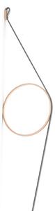 FLOS Wirering Gri Aplic LED, inel roz, reglabil, Gri, Camera de zi / sufragerie, Metal, Design