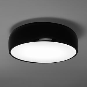 FLOS Smithfield C plafonieră negru lucios E27, reglabil, Negru, Camera de zi / sufragerie, Metal, Design