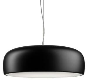 FLOS Smithfield S lampă suspendată în negru mat, reglabil, Negru, Camera de zi / sufragerie, Metal, Design