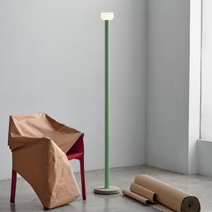FLOS Bellhop lampă de podea LED, verde, reglabil, Verde, Camera de zi / sufragerie, Metal, Design