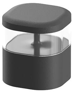 Flos Architectural FLOS Pointbreak Balisage 1, 2.700K antracit 8cm, Negru, Metal, Design