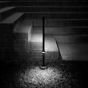 Flos Architectural FLOS Walkstick 2 Double lampă trotuar 2.700K negru, Negru, Metal, Design