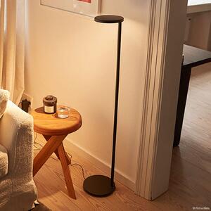 Flos Architectural FLOS Oblique lampadar LED de podea, 927, antracit, reglabil, Negru, Camera de zi / sufragerie, Metal, Proiector suspendat