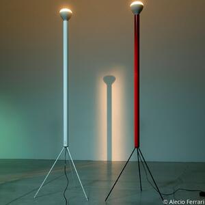 FLOS Luminator lampadar, alb, înălțime 189 cm, metal, reglabil, Alb, Camera de zi / sufragerie, Metal