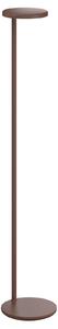 Flos Architectural FLOS Oblique Floor lampă de podea LED 927 USB maro, reglabil, Maro / Rugină, Camera de zi / sufragerie, Metal, Proiector suspendat