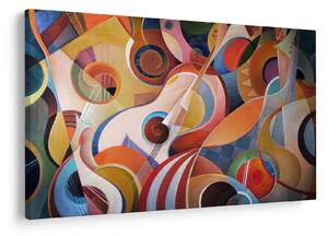 Tablou - Abstract muzical (90x60 cm)