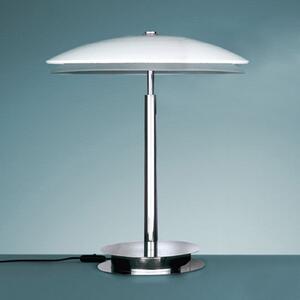 Fontana Arte 2280 - lampă de masă pe alb, Metalic, Camera de zi / sufragerie, Metal, Design
