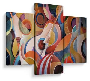 Tablou - Abstract muzical (90x60 cm)