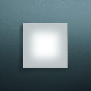 Fontana Arte Sole - plafonieră cu LED plat 12 cm, reglabil, Alb, Camera de zi / sufragerie, Plastic, Design, Perete unghiular