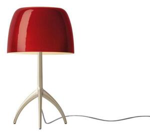 Lampă de masă Foscarini, Auriu / Alamă, Camera de zi, Aluminiu