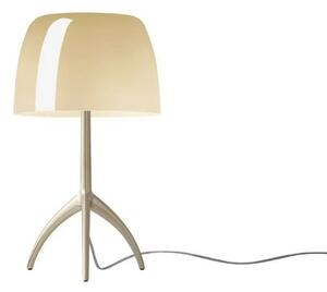Lampă de masă Foscarini, Auriu / Alamă, Camera de zi, Aluminiu