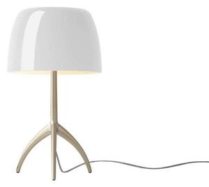 Lampă de masă Foscarini, Alb, Camera de zi, Aluminiu