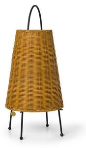 Lampă de masă ferm LIVING, Porti Braided, reglabil, Lemn, Camera de zi, Lemn