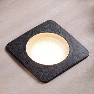 Fumagalli Lampă LED încastrată sol Ceci 120-SQ negru CCT, Negru, Plastic, Modern, Luminile încastrate unghiulare