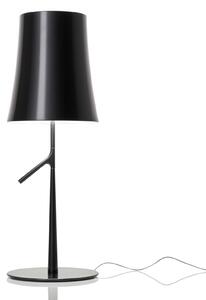 Foscarini Lampa de masă Birdie LED grande, culoare grafit, reglabil, Negru, Camera de zi / sufragerie, Plastic, Design