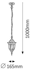 Rabalux 8374 - Lampă de exterior MILANO 1xE27/60W/230V IP43