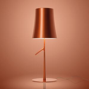 Foscarini Lampa de masă Birdie LED piccola, culoare cupru, reglabil, Cupru, Camera de zi / sufragerie, Plastic, Design