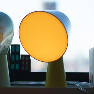 Foscarini Lampa de masă designer Binic, galbenă, Galben, Camera de zi / sufragerie, Plastic, Design