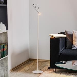 Foscarini Lampadar LED Magneto, albă, Alb, Camera de zi / sufragerie, Metal, Design