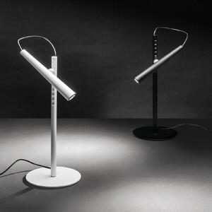 Foscarini Magneto lampă de masă LED, alb, Alb, Camera de zi / sufragerie, Metal, Design