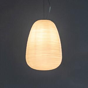 Foscarini Rituals 1 lampă suspendată din sticlă, reglabil, Alb, Camera de zi / sufragerie, Sticlă, Design