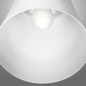 Foscarini Birdie grande lampă suspendată, alb, reglabil, Alb, Camera de zi / sufragerie, Plastic, Design