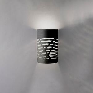 Foscarini Tress piccola aplică de perete, negru, reglabil, Negru, Camera de zi / sufragerie, Design