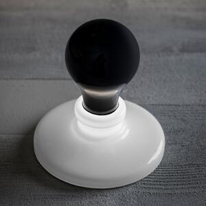 Foscarini Lampă de masă Black Light LED, reglabil, Negru, Camera de zi / sufragerie, Sticlă, Design