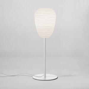 Foscarini Rituals 1 alta lampă de masă, alb, reglabil, Alb, Camera de zi / sufragerie, Sticlă, Design