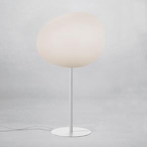 Foscarini Gregg grande alta lampă de masă, alb, reglabil, Alb, Camera de zi / sufragerie, Sticlă, Design