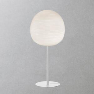 Foscarini Rituals XL alta lampă de masă, alb, reglabil, Alb, Camera de zi / sufragerie, Sticlă, Design