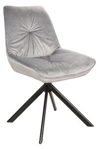 Scaun de bucaterie Boogie, gri/negru