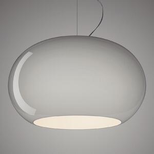 Foscarini Buds 2 lampă pendul LED, E27 gri, reglabil, Gri, Bucătărie, Sticlă, Design