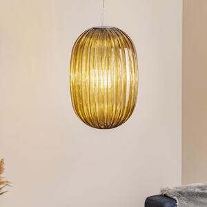 Foscarini Plass media lampă suspendată E27, gri, reglabil, Gri, Camera de zi / sufragerie, Plastic, Design