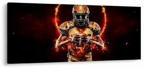 Tablou - Jucător de fotbal american (120x50 cm)