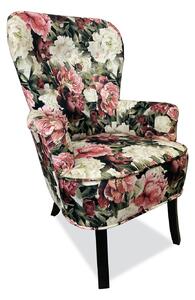 Fotoliu cu urechi Florta (motiv flori). 1067327