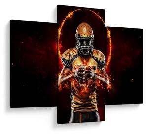 Tablou - Jucător de fotbal american (90x60 cm)
