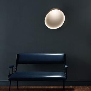 Foscarini Lake aplică de perete LED, fildeș, reglabil, Bej, Camera de zi / sufragerie, Plastic, Design
