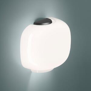Foscarini Chouchin 3 Semi My Light alb/grafit, reglabil, Alb, Camera de zi / sufragerie, Sticlă, Design
