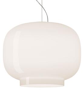 Foscarini Chouchin Bianco 3 LED lampă suspendată on/off, Alb, Bucătărie, Sticlă, Design