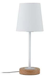 Lampă de masă Paulmann, Stellan, Alb, Camera de zi, Țesătură / Textil, Modern