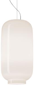 Foscarini Chouchin Bianco 2 lampă susp. LED E27, reglabil, Alb, Bucătărie, Sticlă, Design