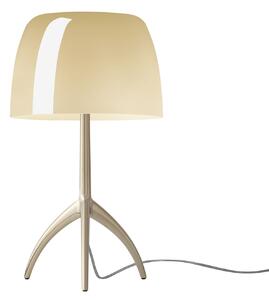 Foscarini Lumiere piccola crem dimabilă, reglabil, Bej, Camera de zi / sufragerie, Sticlă, Design